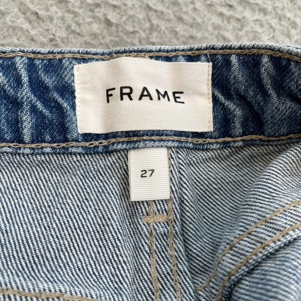 Frame Le Grand Garcon Short Womens 27 4 Denim Distressed Festival Summer Beach‎